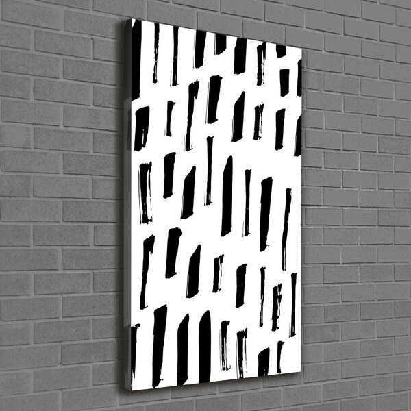 Print pe canvas pata alb-negru