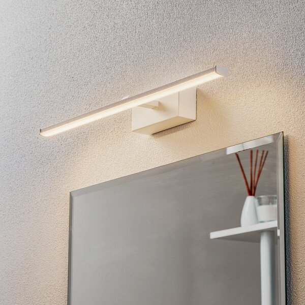 Fabas Luce Aplică de perete LED Nala, alb, lățime 50 cm, Alb, Camera de zi / sufragerie, Metal, Modern, Soclu de perete jos