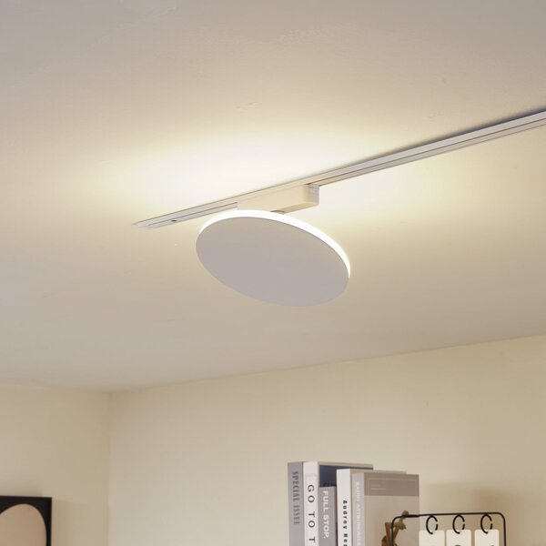 Lindby LED Lumaro, alb, aluminiu, 48V, dimabil, reglabil, Alb, Camera de zi / sufragerie, Aluminiu, Modern