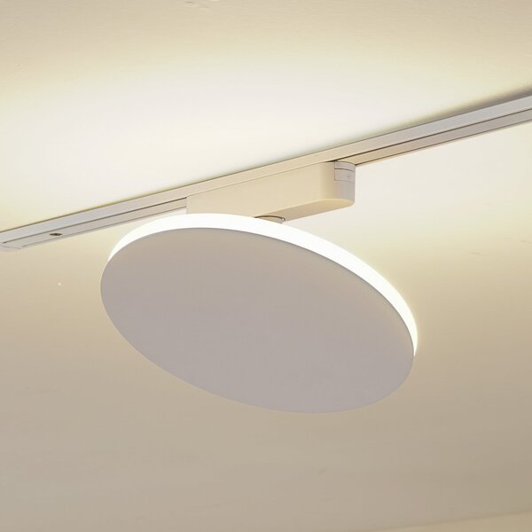 Lindby LED Lumaro, alb, aluminiu, 48V, dimabil, reglabil, Alb, Camera de zi / sufragerie, Aluminiu, Modern