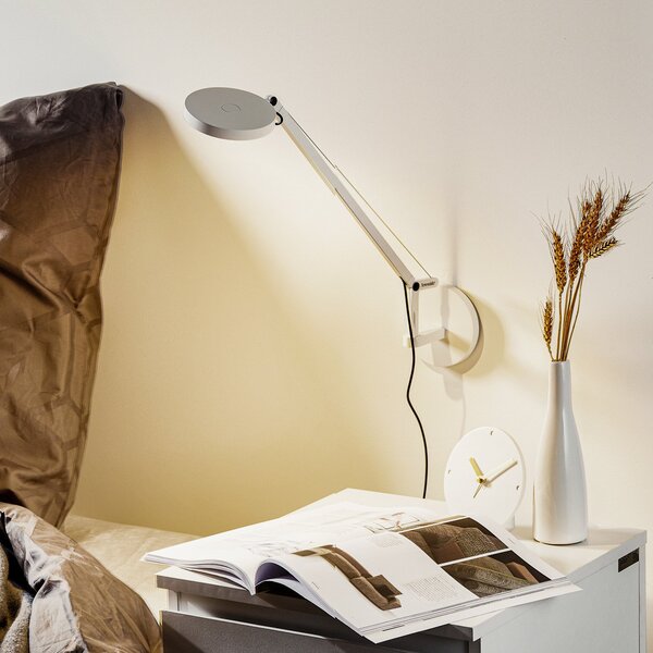 Lampă de perete Artemide, Demetra Micro, reglabil, Alb, Studiu / Birou, Metal, Design