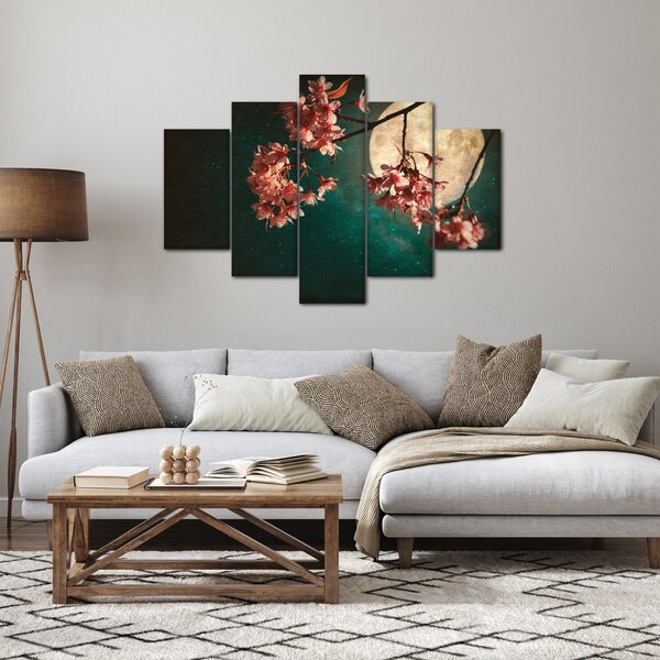 Tablou - Sakura în luna plină (150x105 cm)