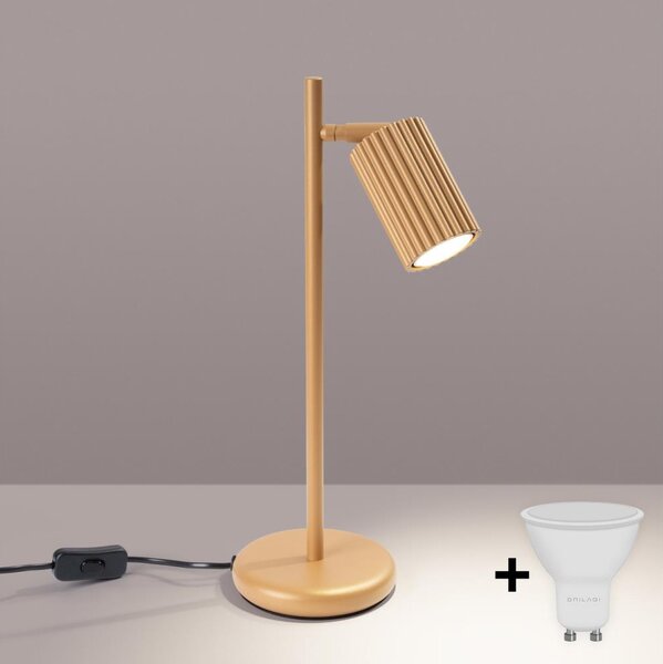 Brilagi - Lampă LED de masă CRESTO 1xGU10/10W/230V, aurie