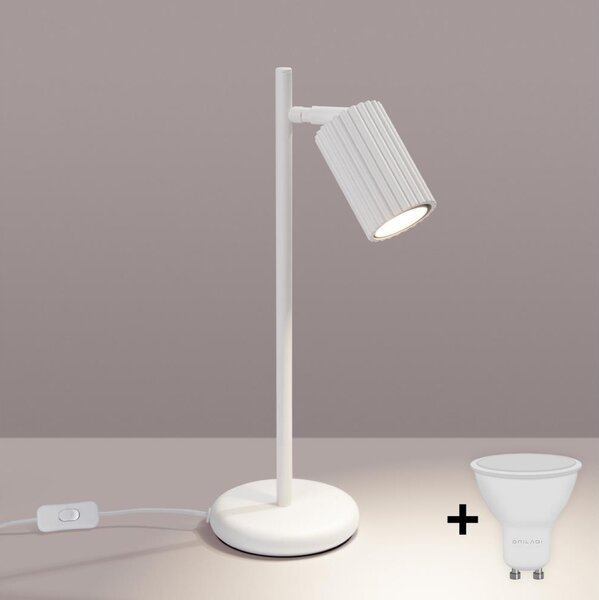 Brilagi - Lampă de masă LED CRESTO 1xGU10/10W/230V, albă