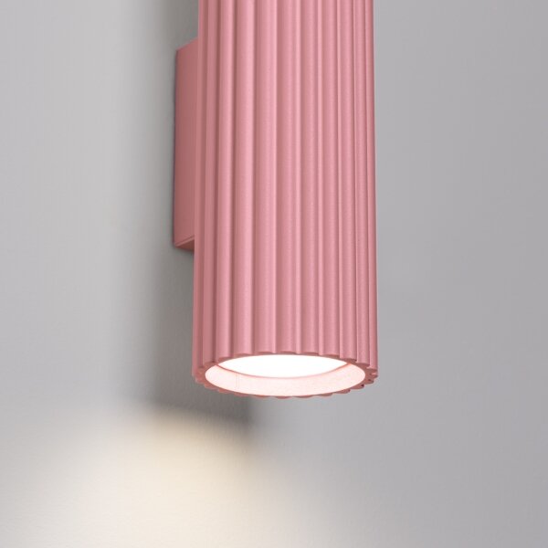 Brilagi - Lampă de perete LED CRESTO 2xGU10/10W/230V 20 cm roz