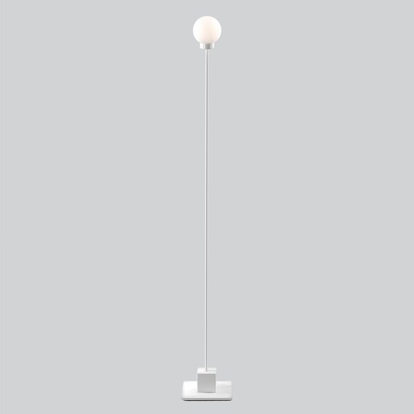 Northern Lampadar Snowball, albă, reglabil, Alb, Camera de zi / sufragerie, Metal, Design