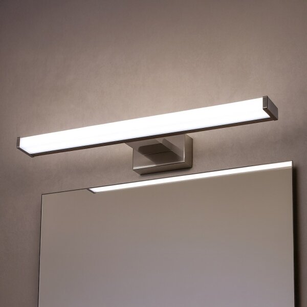 Lumină LED pentru oglindă de baie MIRORE, 8 W, 230 V, 40 cm, IP44, crom lucios
