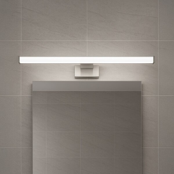 Lumină LED pentru oglindă de baie MIRORE, 8 W, 230 V, 40 cm, IP44, crom lucios