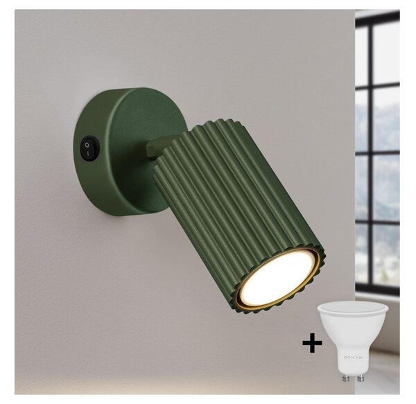 Brilagi - Aplica de perete spot LED CRESTO, 1x GU10/10W/230V, verde