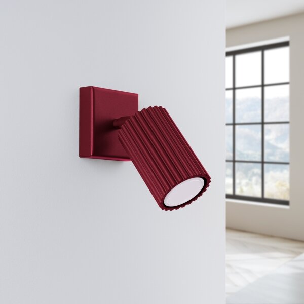 Brilagi - Spot LED de perete CRESTO 1xGU10/10W/230V vișiniu