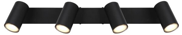 Spot ROBBY 4xGU10/35W/230V negru Globo 57911-4B
