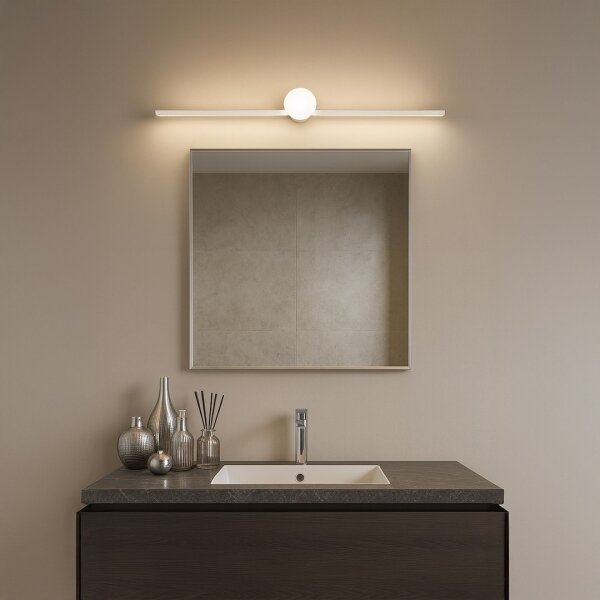 Lumină LED pentru oglindă de baie ARTIST, 9 W, 230 V, 60 cm, IP44, crom lucios