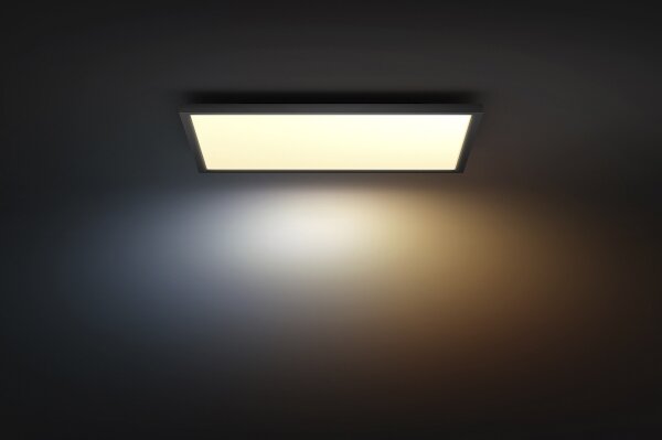 Philips Hue AURELLE - plafonieră LED reglabilă, 39W/230V, 60x60 cm, neagră