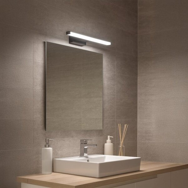 Corp de iluminat MIRORE pentru oglindă de baie, LED/5W/230V, 30 cm, IP44, negru