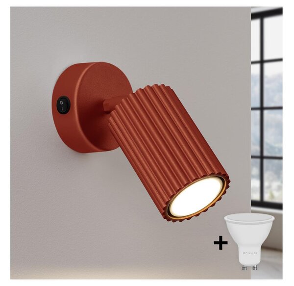 Brilagi - Aplică spot LED de perete CRESTO 1xGU10/10W/230V roșu