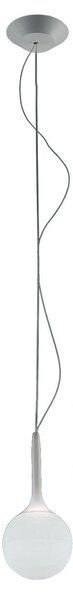 Lustră Pendul Artemide, Castore, reglabil, Alb, Camera de zi, Sticlă, Design