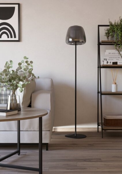 Eglo 901196 - Lampă de podea reglabilă LED RGBW ALFERO-Z LED/15,5W/230V fumurie