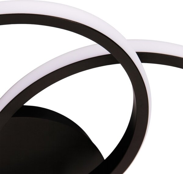 Plafonier LED TITANO LED/12W/230V negru