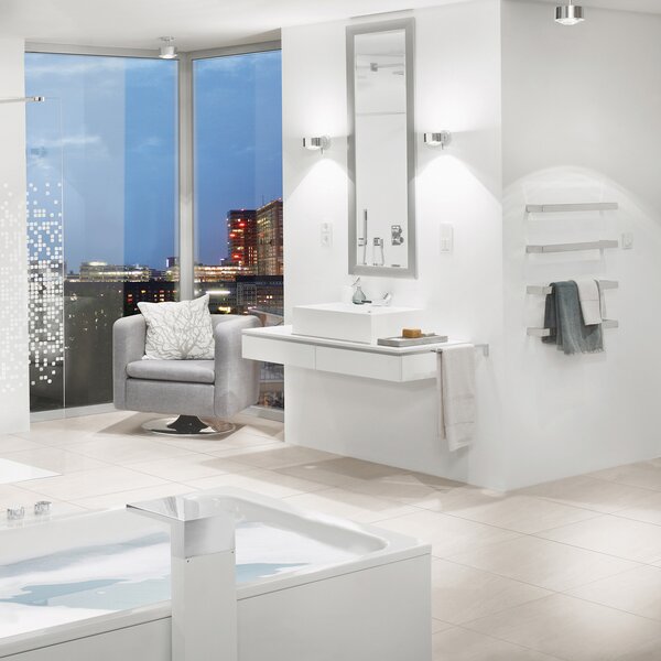Top Light Puk Maxx Wall+, G9, lentile transparente, crom, reglabil, Metalic, Camera de zi / sufragerie, Metal, Design
