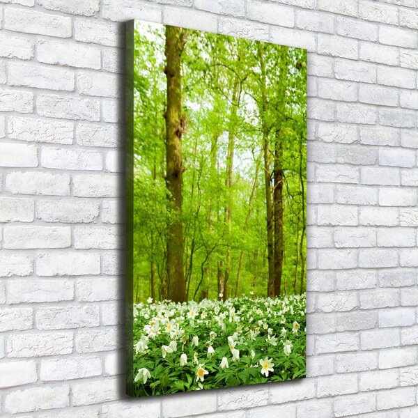 Tablou canvas Flori în pădure