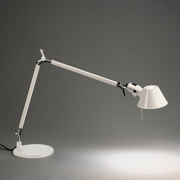 Lampă de masă Artemide, Tolomeo, Alb, Studiu / Birou, Metal, Design