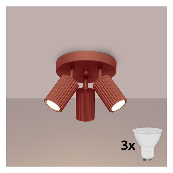 Brilagi - Spot LED CRESTO 3xGU10/10W/230V, roșu