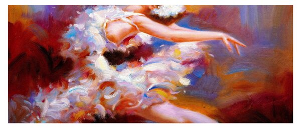 Tablou - Balerină,pictură (120x50 cm)