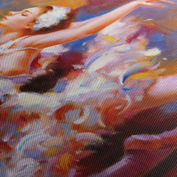 Tablou - Balerină,pictură (90x60 cm)