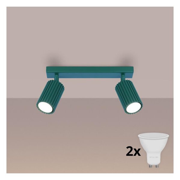 Brilagi - Spot LED CRESTO 2xGU10/10W/230V turcoaz