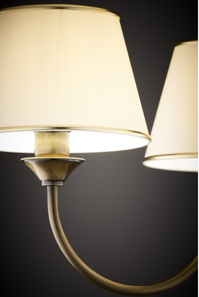 Jupiter 2132 - Candelabru pe tijă CLASSIC 3xE27/15W/230V bronz/patină/crem