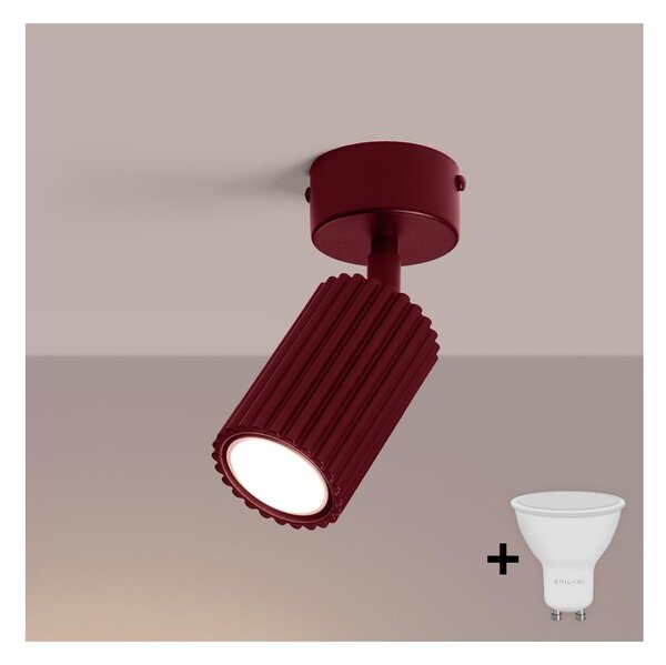 Brilagi - Spot LED CRESTO 1xGU10/10W/230V vișiniu
