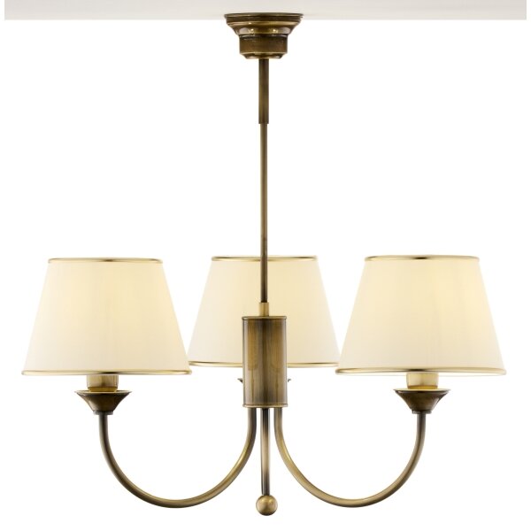 Jupiter 2132 - Candelabru pe tijă CLASSIC 3xE27/15W/230V bronz/patină/crem