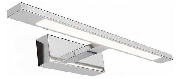 Aplica LED pentru oglindă de baie KLIMT, 8W, 230V, 3000/4000/6000K, 40 cm, IP44, crom lucios