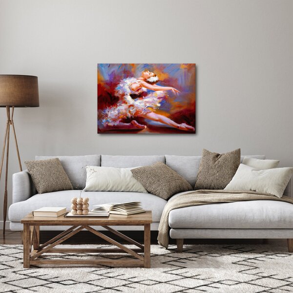 Tablou - Balerină,pictură (70x50 cm)