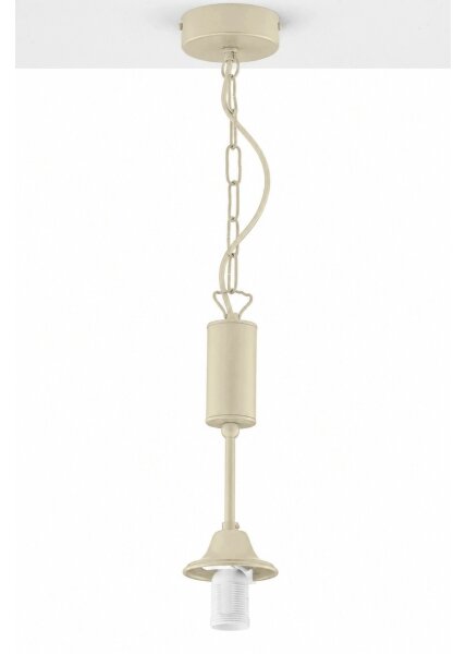 Jupiter 2194 - Candelabru pe lanț NOLA 1xE27/15W/230V crem