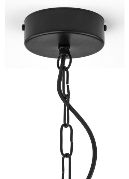 Jupiter 2171 - Candelabru suspendat pe lanț NOLA 1xE27/15W/230V negru
