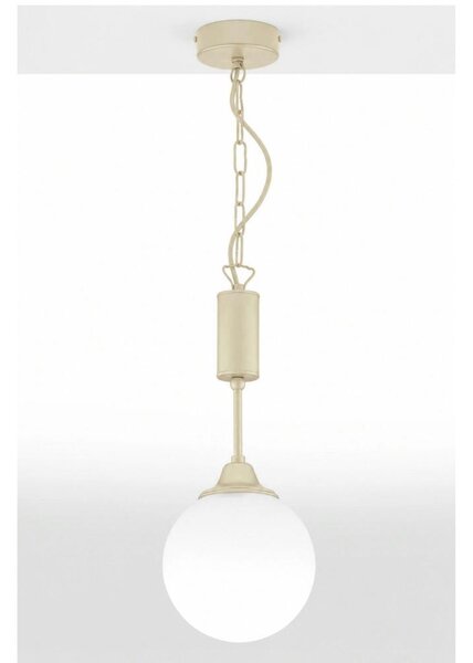 Jupiter 2194 - Candelabru pe lanț NOLA 1xE27/15W/230V crem