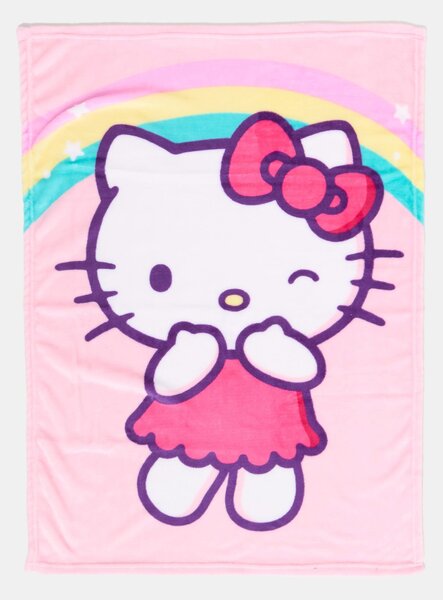 Sinsay - Pătură Hello Kitty - roz-pastel