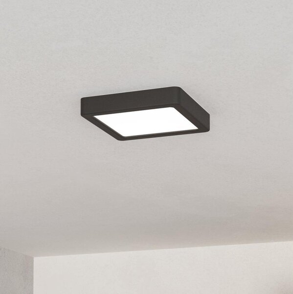 Eglo 901302-LED Plafonieră FUEVA LED/7W/230V 2700/4000/6500K 15x15cm neagră