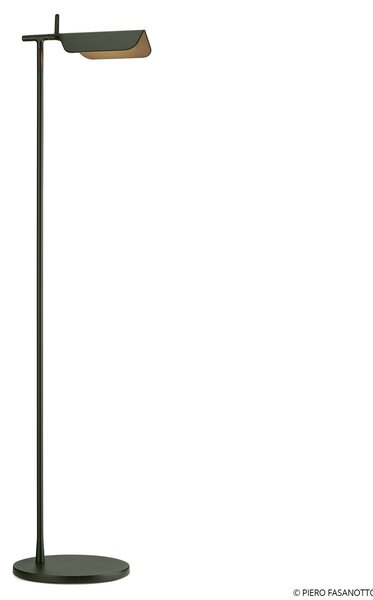 FLOS Lampadar LED Tab F, verde închis mat, Verde, Camera de zi / sufragerie, Metal, Design