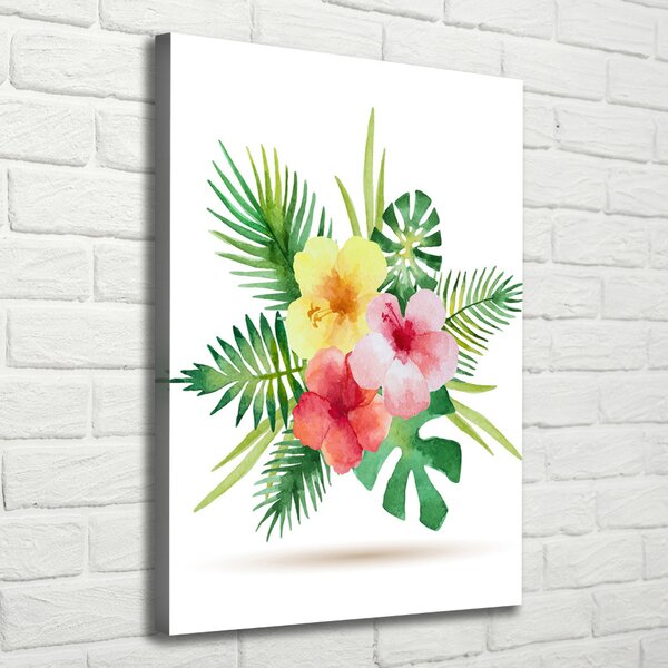 Tablou pe pânză canvas flori Hawaii