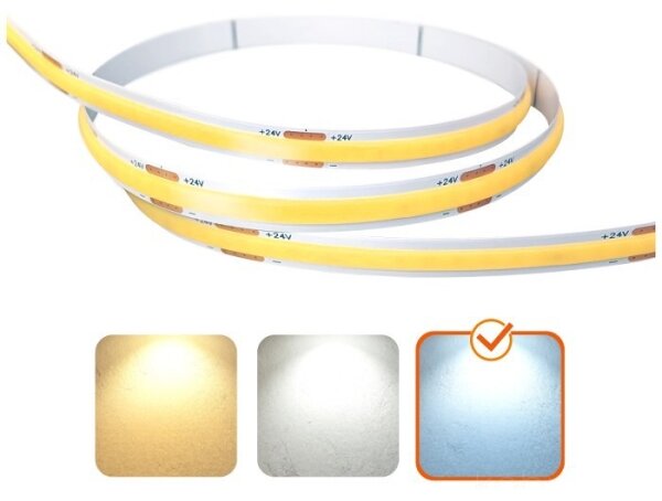 Bandă LED TRAMO pentru exterior, 50 W, 24 V, 5 m, IP65, 6500 K