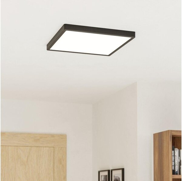 Plafonieră LED FUEVA Eglo 901305-LED, 17,5 W, 230 V, 2700/4000/6500 K, 39 x 39 cm, negru
