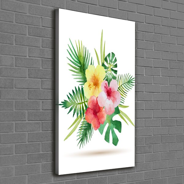Tablou pe pânză canvas flori Hawaii