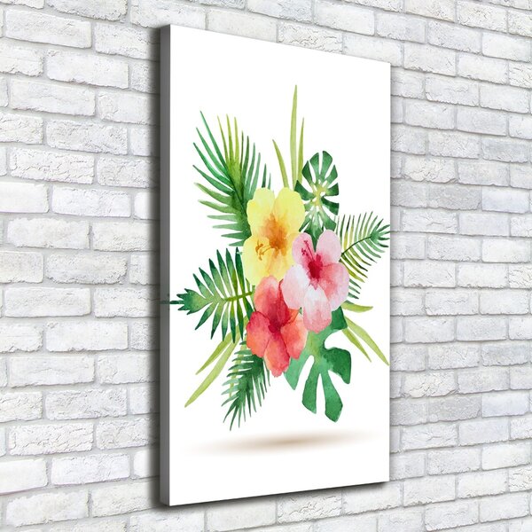 Tablou pe pânză canvas flori Hawaii