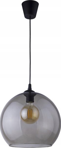BRILAGI - Pendul pe cablu QUADRA 1xE27/60W/230V negru/gri fumuriu