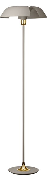 AYTM Cycnus lampă de podea, maro, fier, înălțime 160 cm, E27, Gri, Camera de zi / sufragerie, Metal, Design