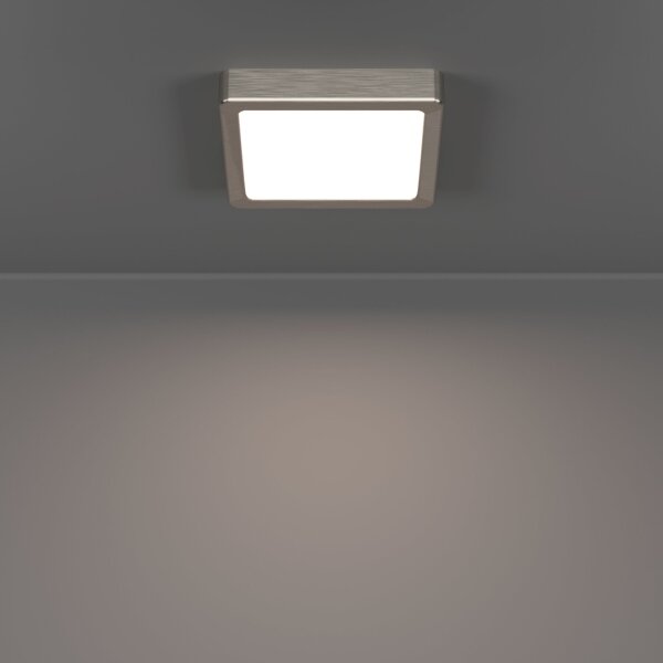 Eglo 901319 - Plafonieră LED FUEVA LED/7W/230V 2700/4000/6500K 15x15 cm crom