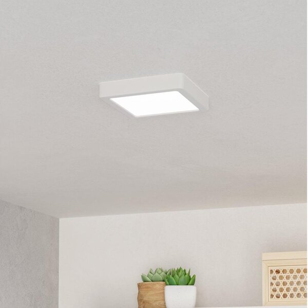 Eglo 901311 - Plafonieră LED FUEVA, 7W, 230V, 2700/4000/6500K, 15x15 cm, albă
