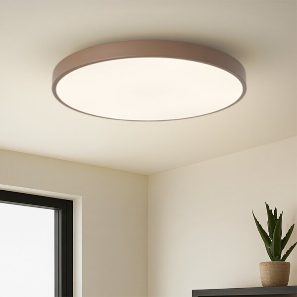 Brilagi - Plafonieră LED POOL, 100 W, 230 V, 3000/4000/6000 K, 80 cm, maro